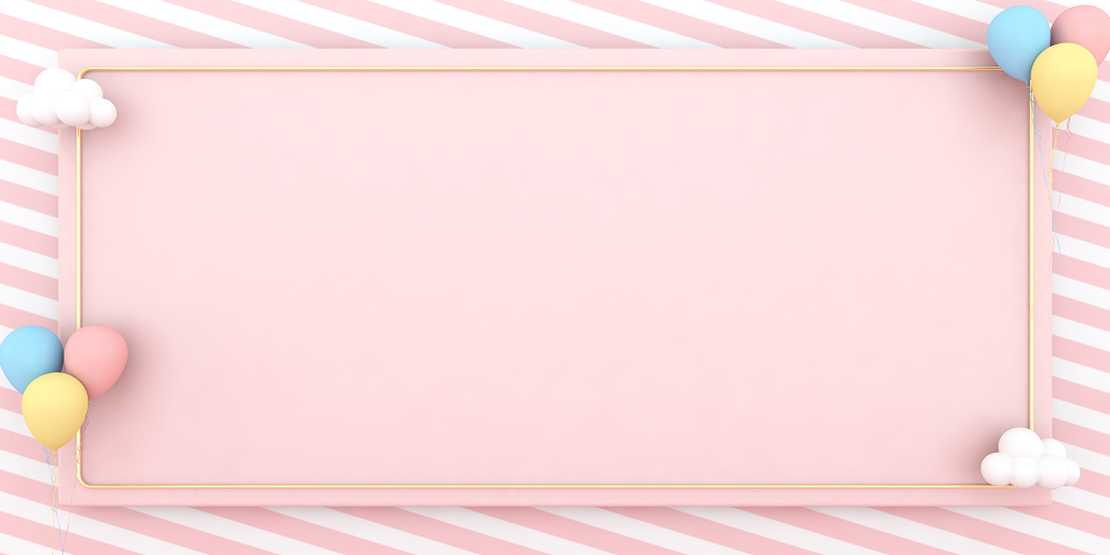 立体气球浪漫背景