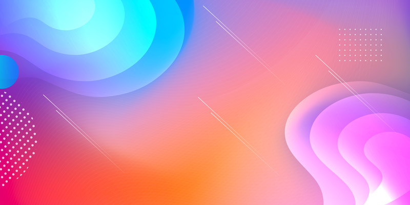 炫彩企业展板背景二