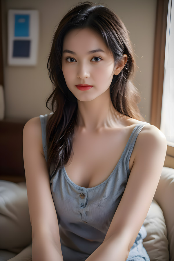 室内美女模特