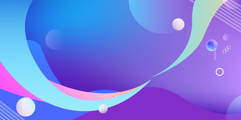 炫彩企业展板背景一