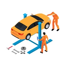 创意汽车保养场景画面合集元素二