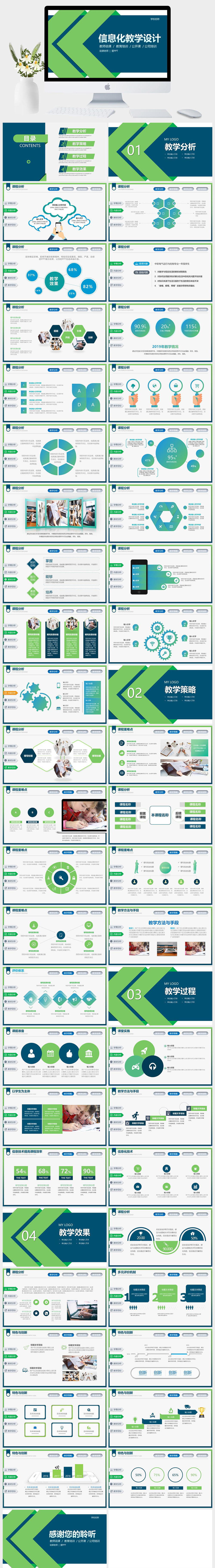 教学设计教师说课公开课PPT模板