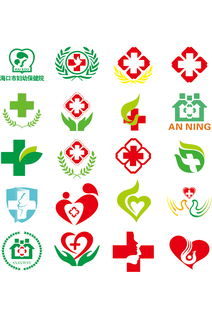 医疗相关标志矢量