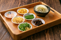 过桥米线菜品摄影图