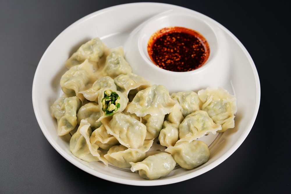 鸡蛋韭菜饺子图片