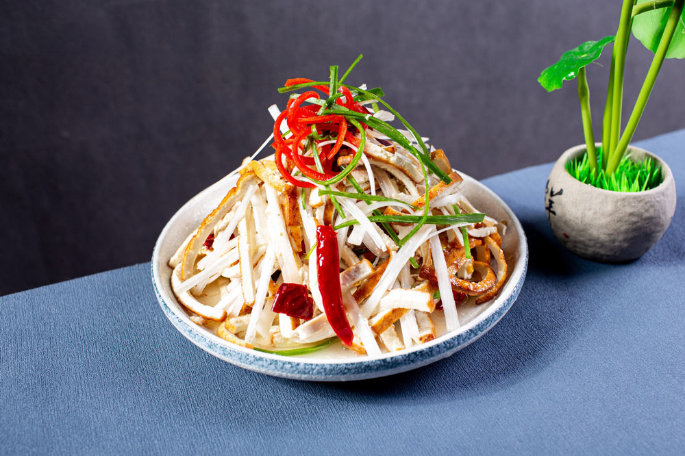 凉拌豆腐丝高清图片