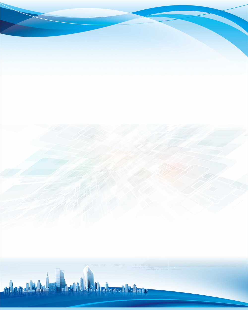 蓝色科技商务海报背景素材