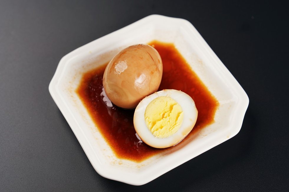 卤鸡蛋摄影图片