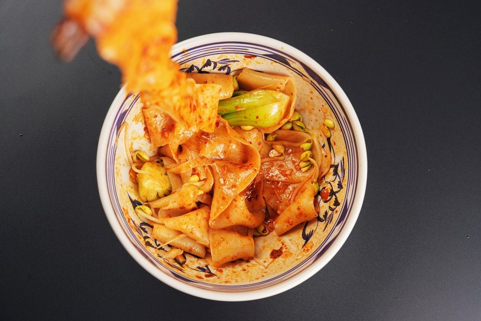 陕西油泼扯面图片