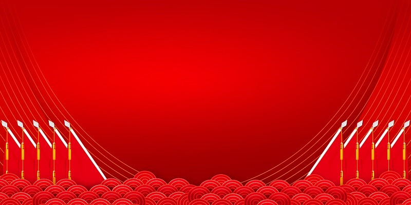 红色大气红旗党建党政文化宣传背景