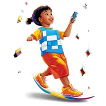 卡通小孩玩Png Tup PNG图像