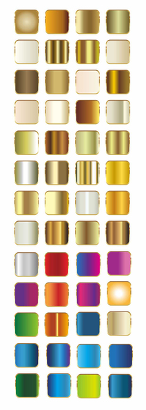  常见金属渐变色卡