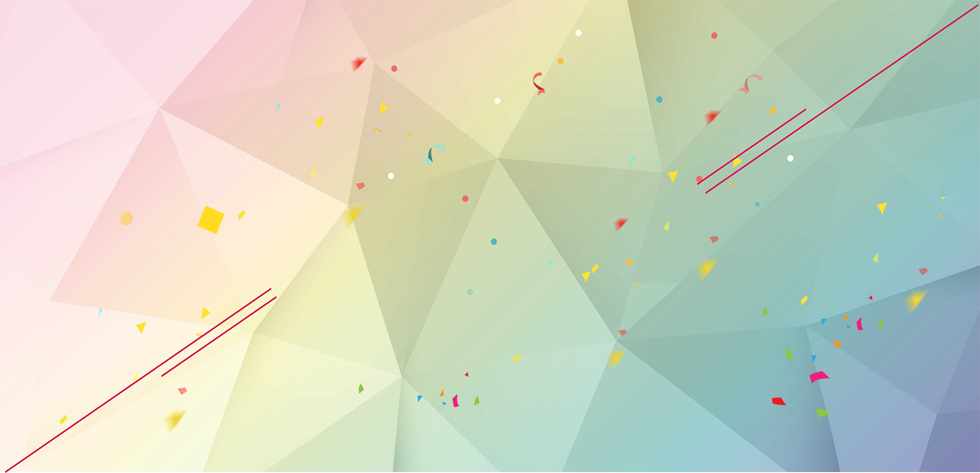 小清新几何背景图