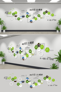 因为有你所以精彩主题照片文化墙