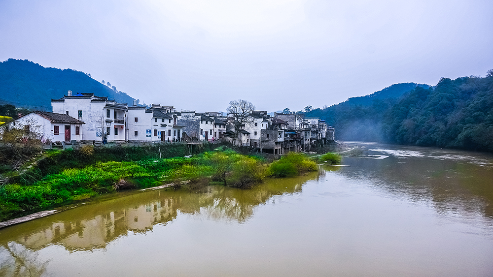 中国乡村风景画田园美景