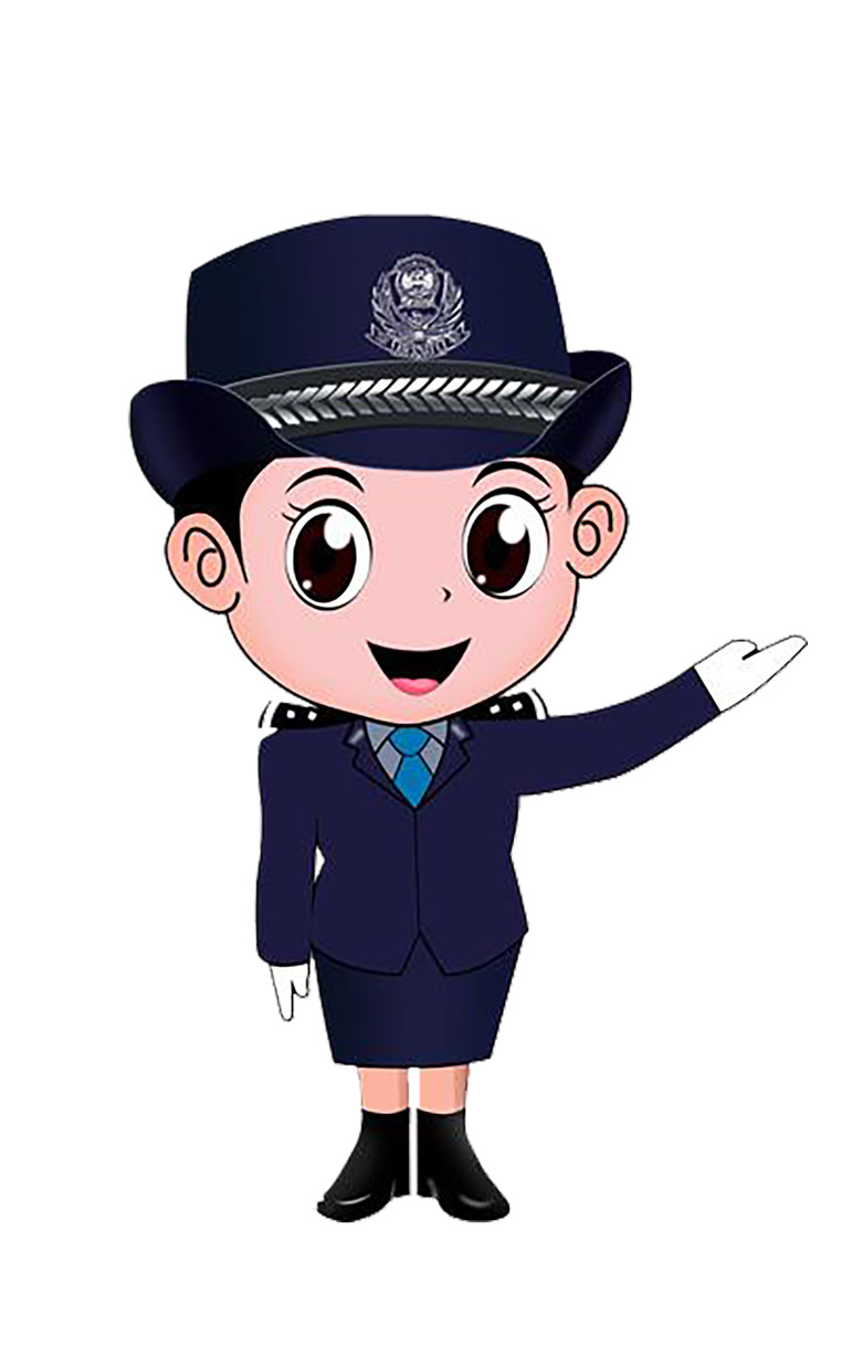 卡通女警察