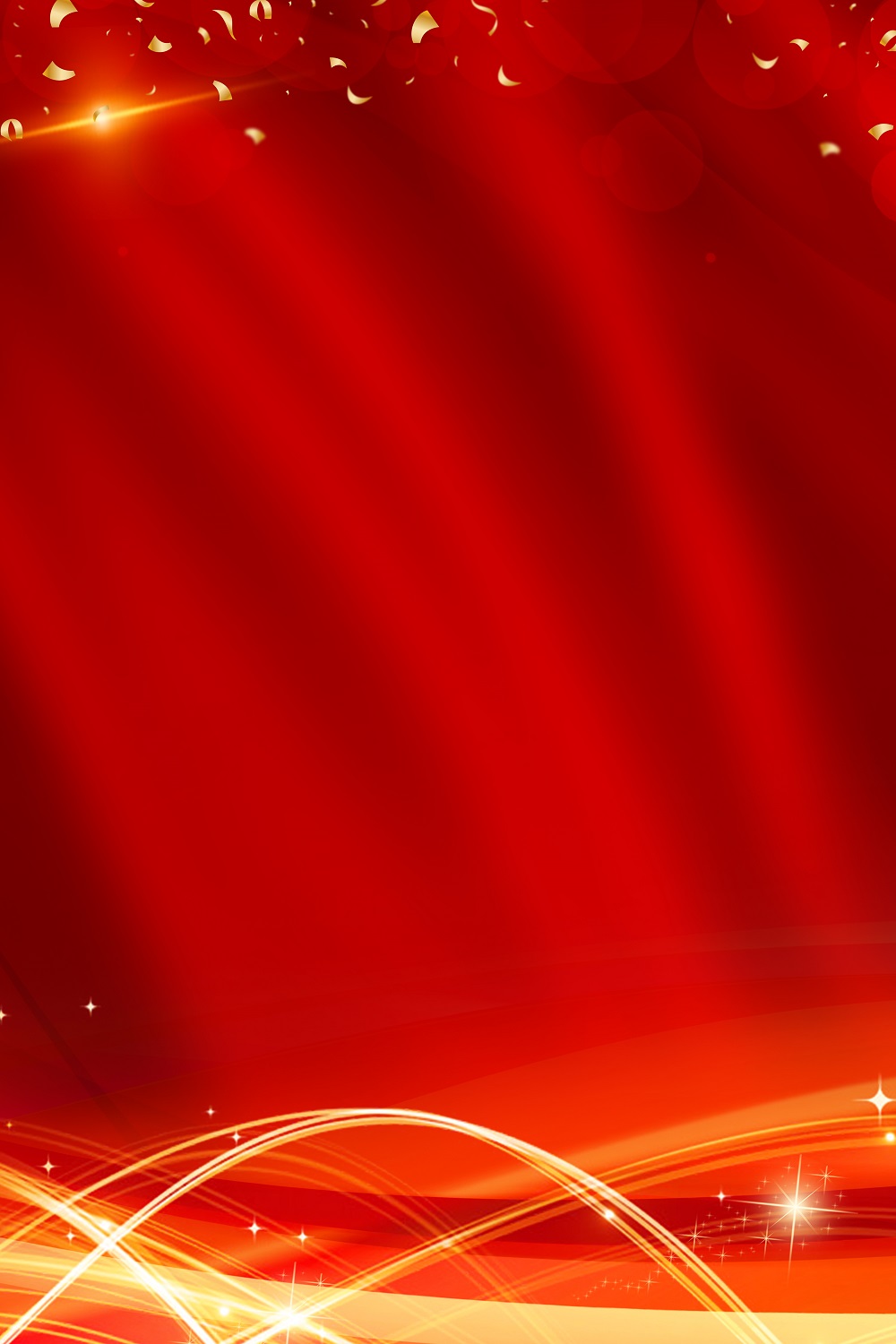 红色光效线条商务企业会议背景