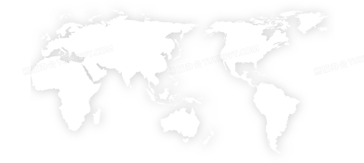 白色世界地图背景