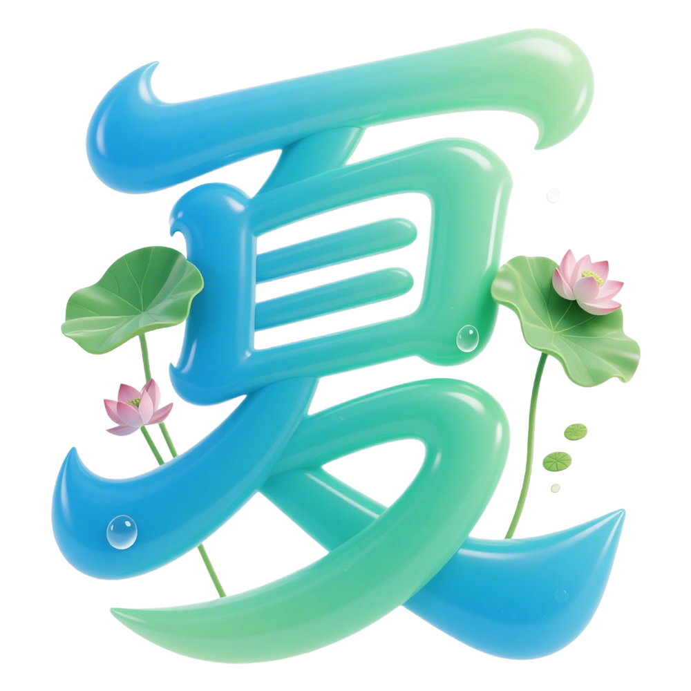 3D立体艺术字夏免抠元素