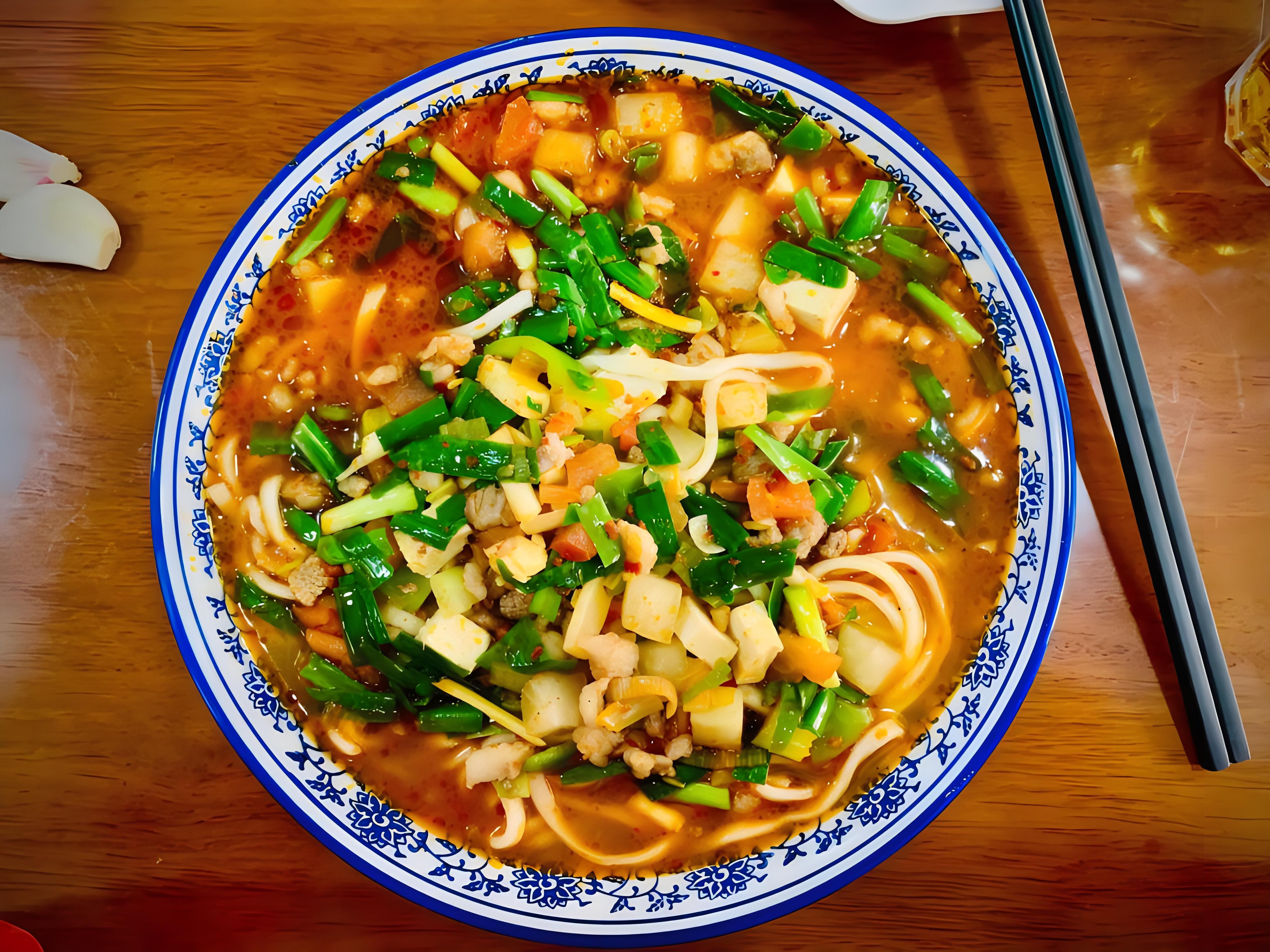 羊肉臊子面图片