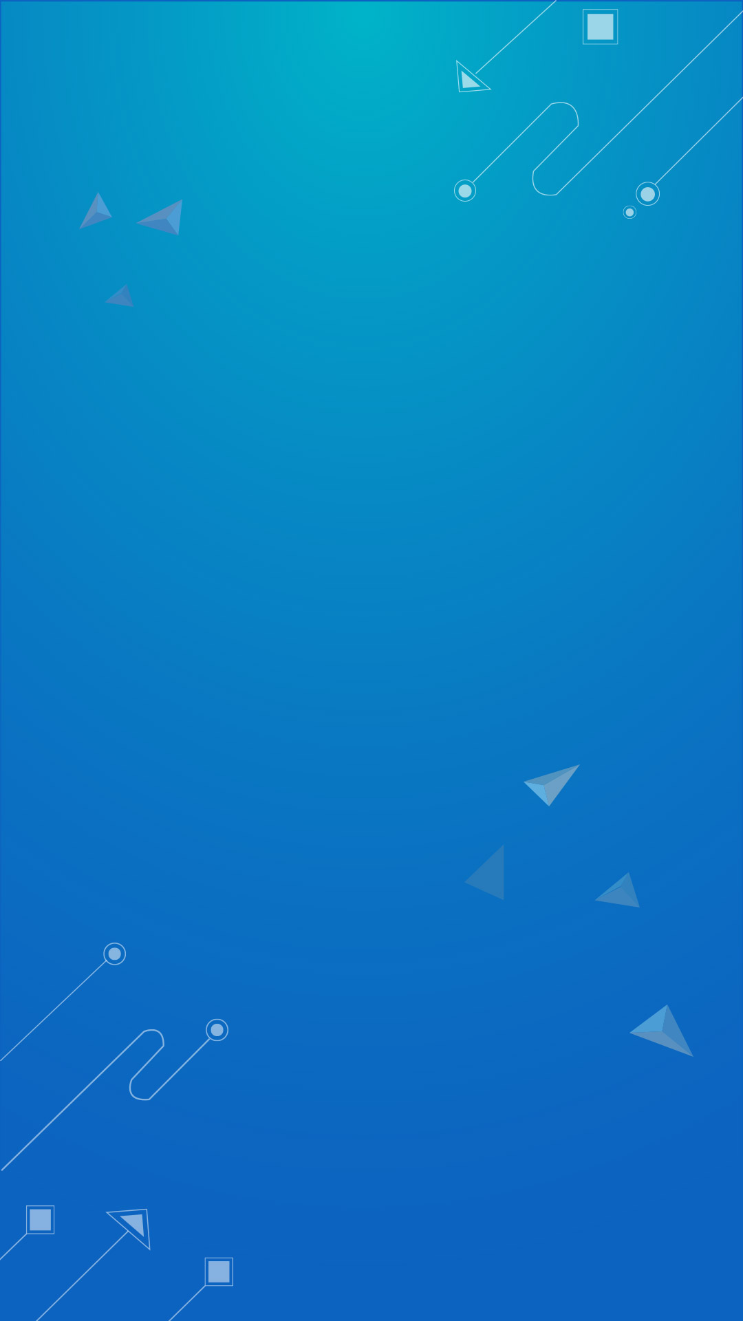 蓝色企业科技时尚年会H5背景素材