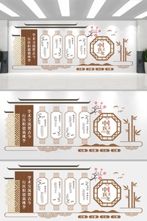 中式中医国风文化墙