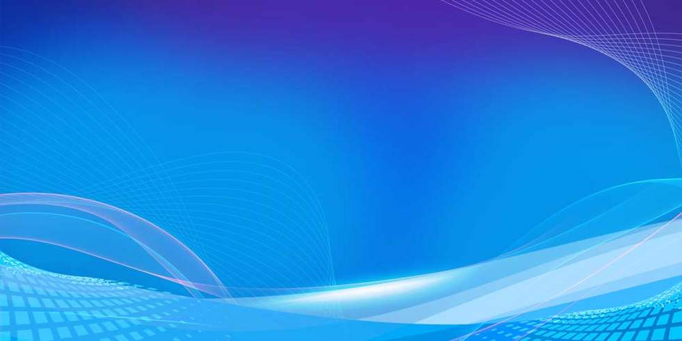 蓝色年会线条几何通用年会背景