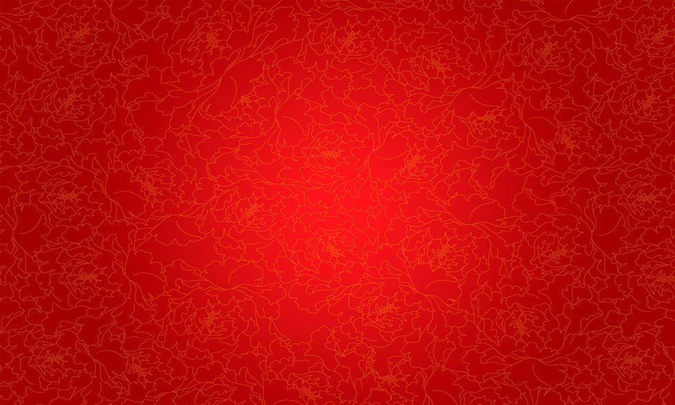 红色牡丹花纹底背景素材