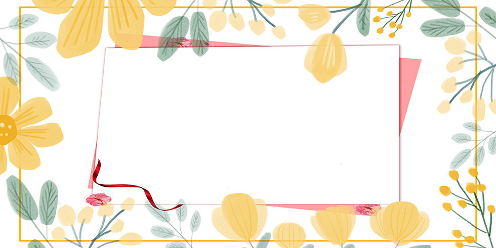 文艺边框海报背景