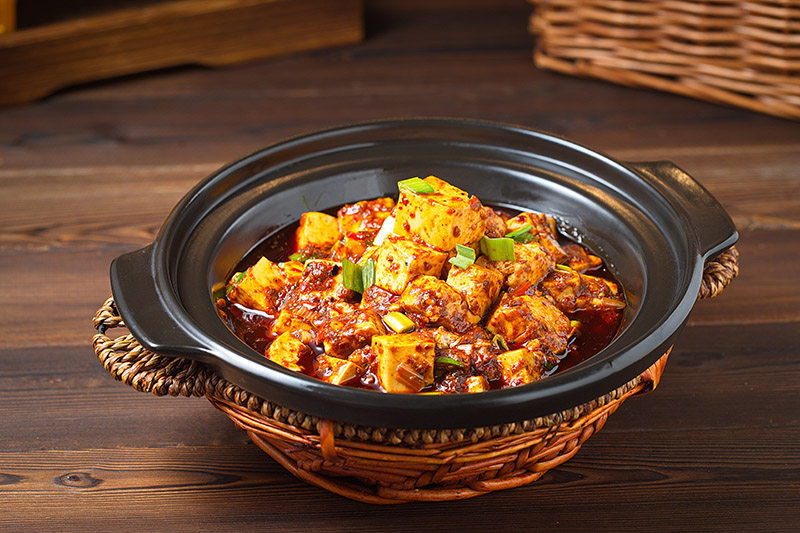 砂锅麻婆豆腐图片