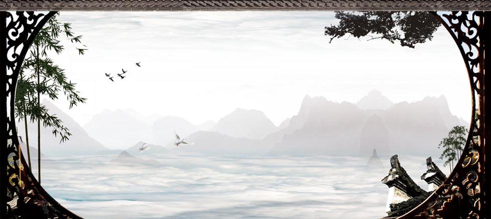 中国风水墨背景图片