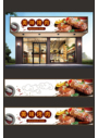 烤肉店门头设计