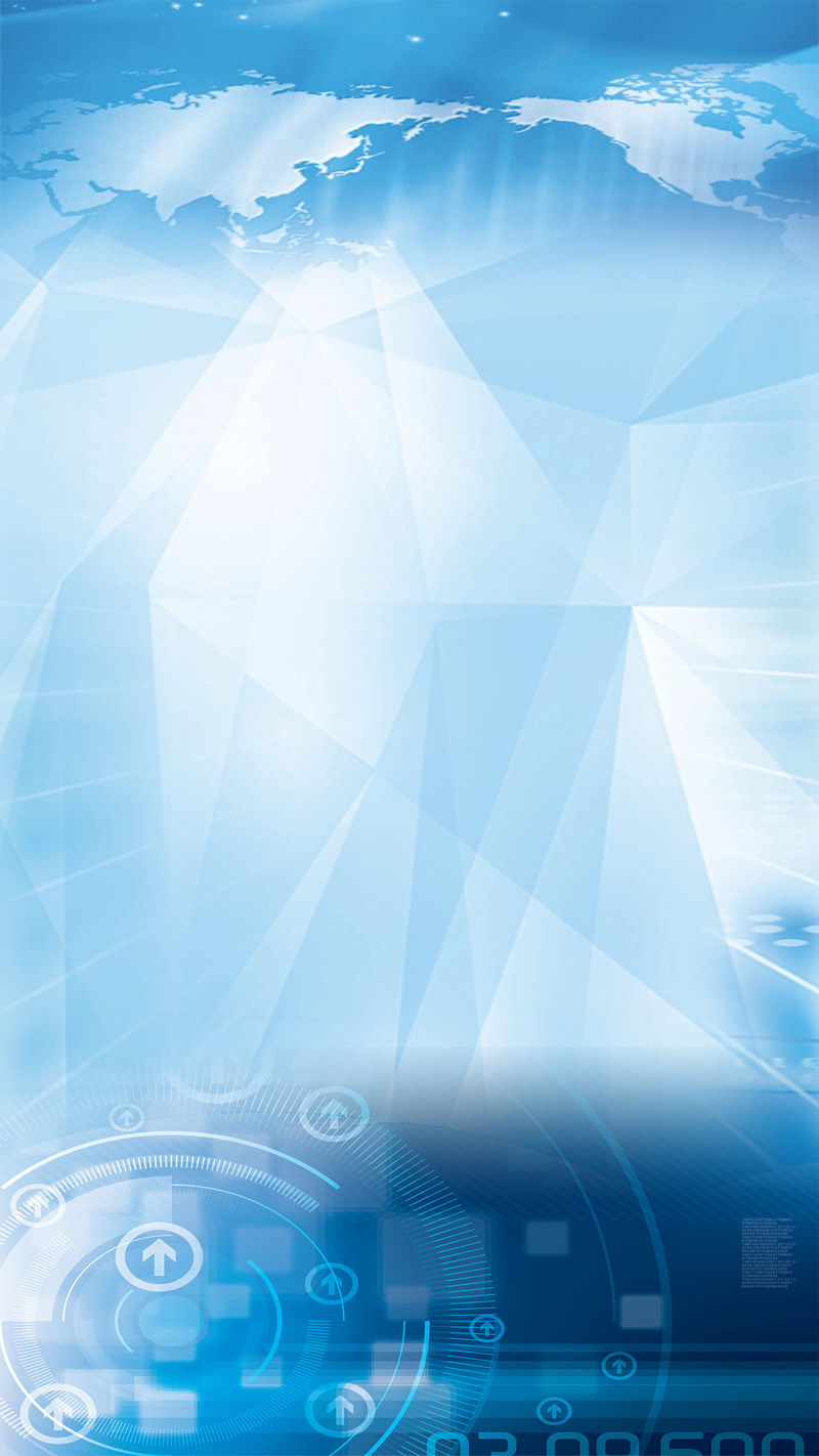 科技蓝色PSD分层H5背景素材