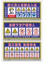 工地安全生产警示牌宣传栏围挡展板