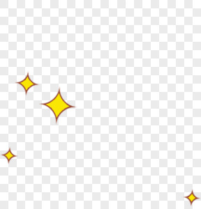 卡通漂浮菱形星星