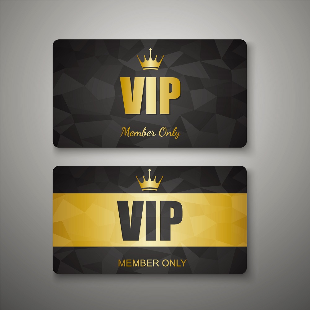  金色VIP会员卡背景素材