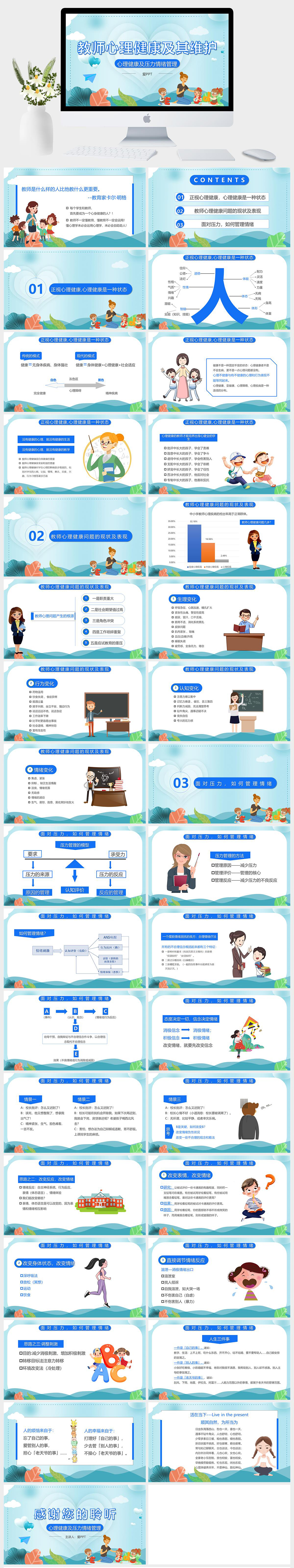 教师心理健康及其维护PPT