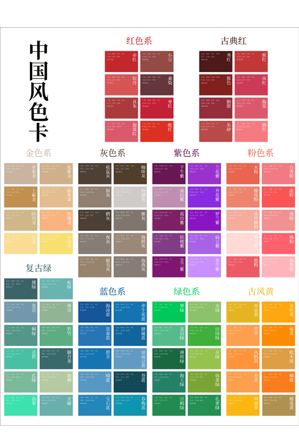 AI中国风色卡