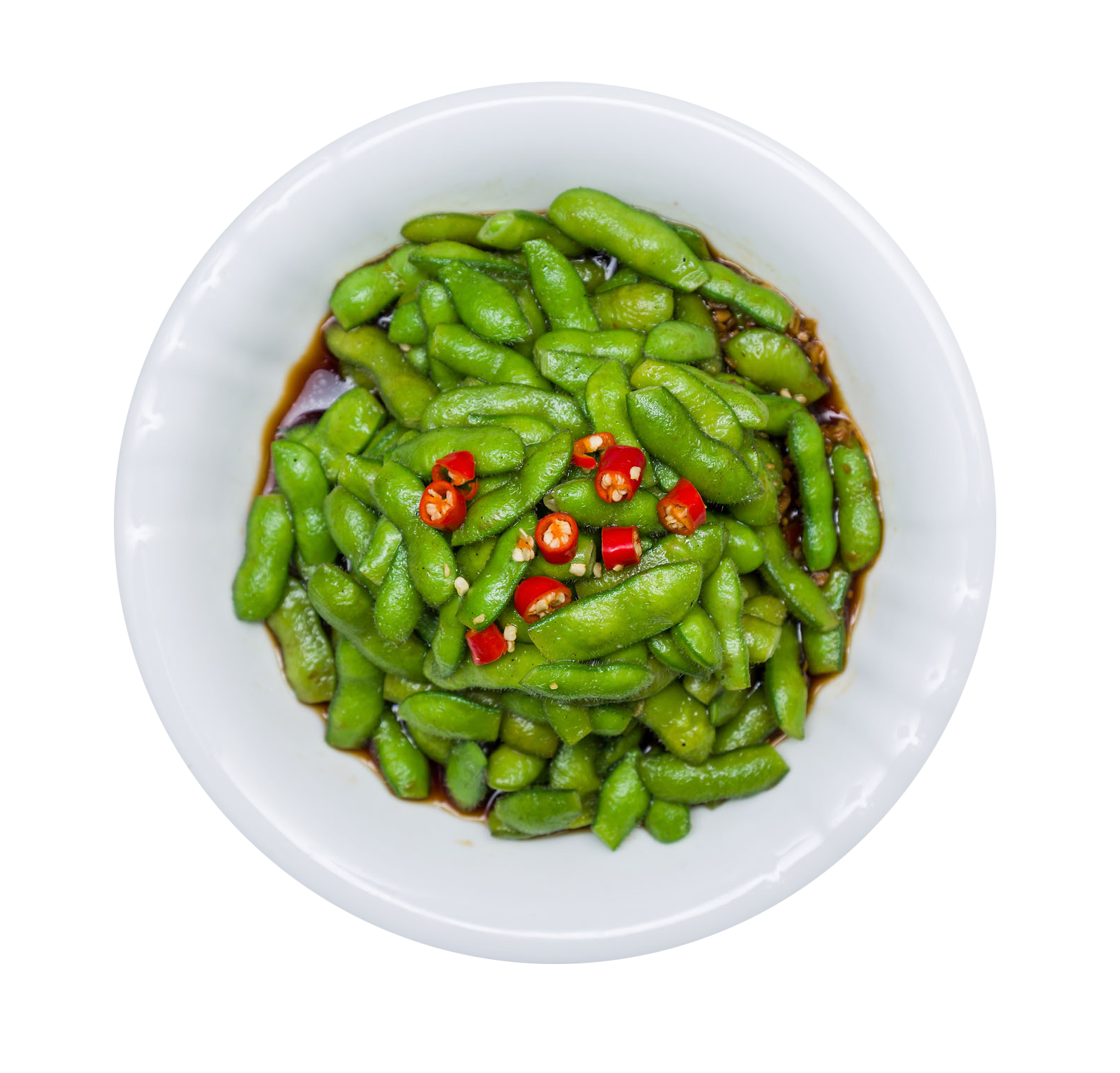凉拌毛豆