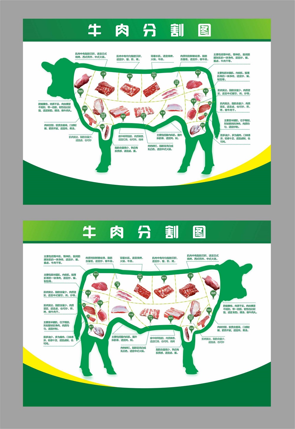 牛肉羊肉分割图图片