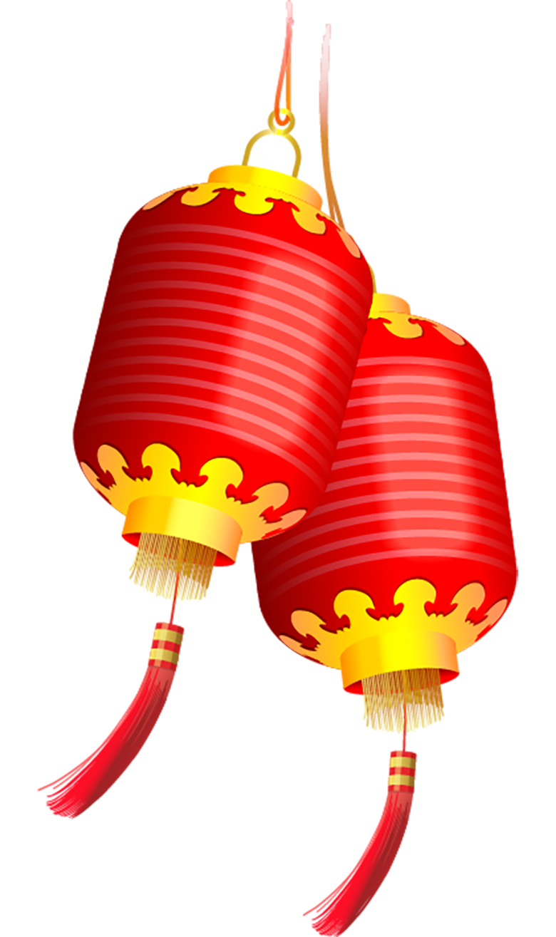 新春红灯笼贺卡矢量素材