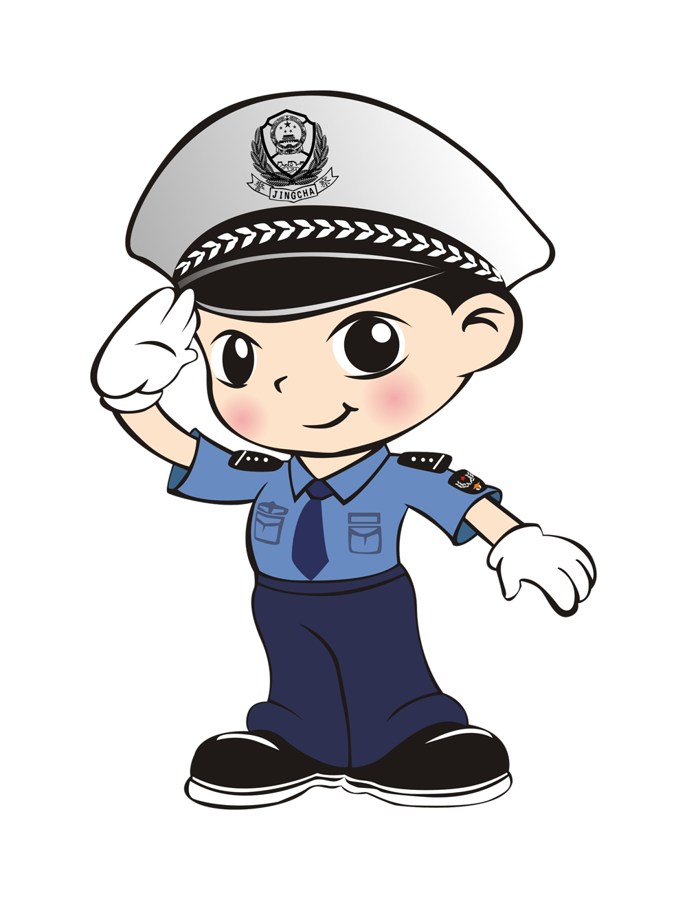 警察卡通人物