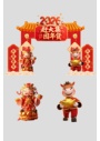 2026年马年年货节年货大街美陈